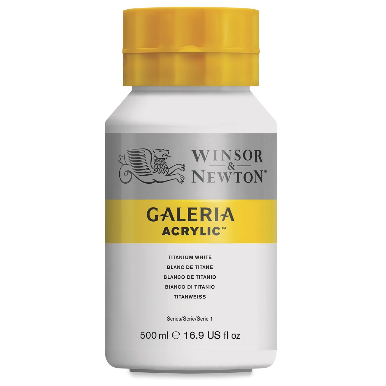 Winsor & Newton Galeria Flow Acrylics - Titanium White, 500 ml tube